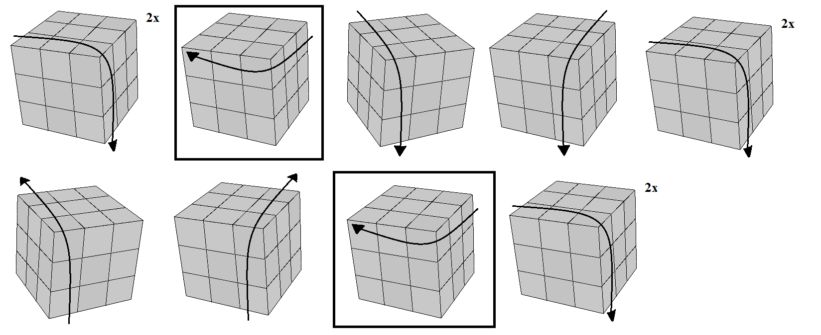 Como montar o cubo mágico Passo 7 