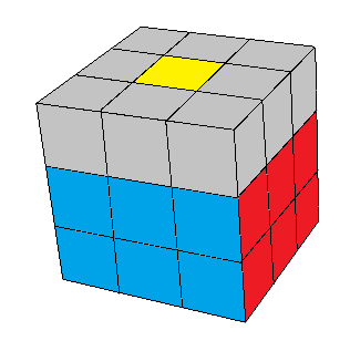 Tutorial de como resolver o cubo mágico passo 4 (de 7). Passo 4, nessa